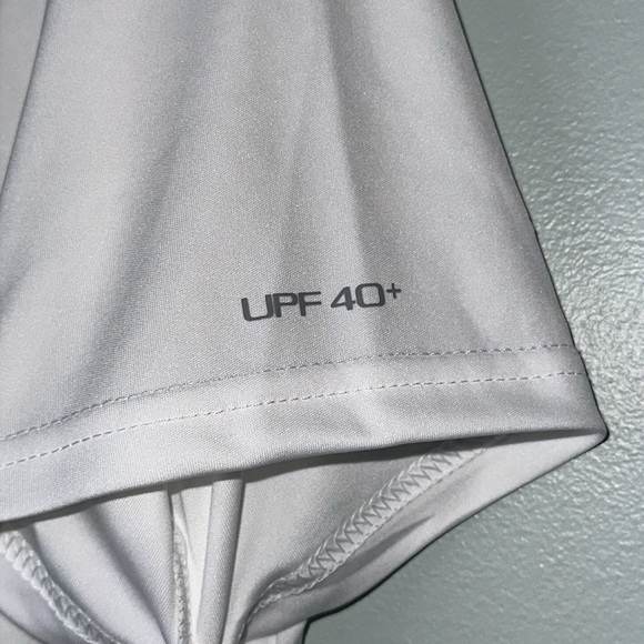 NIKE Men’s Dri-Fit UPF 40+ Hydroguard Swim Shirt White Medium - Picture 6 of 9